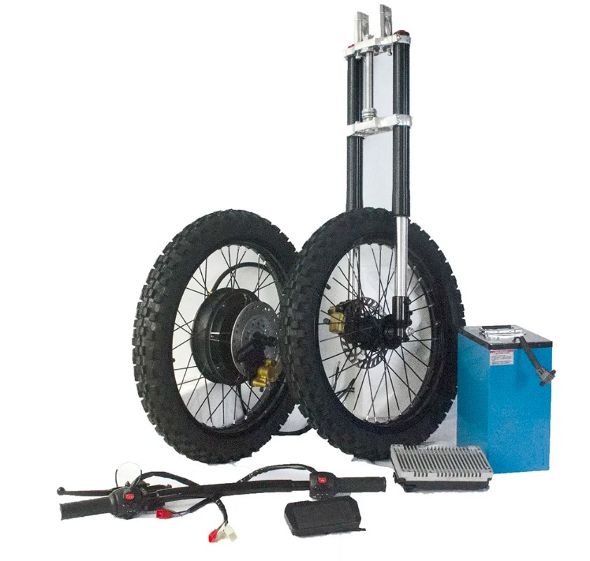 New Electric Conversion Kit 72 - 12000W Electric Motorcycle Hub Motor recension och pris
